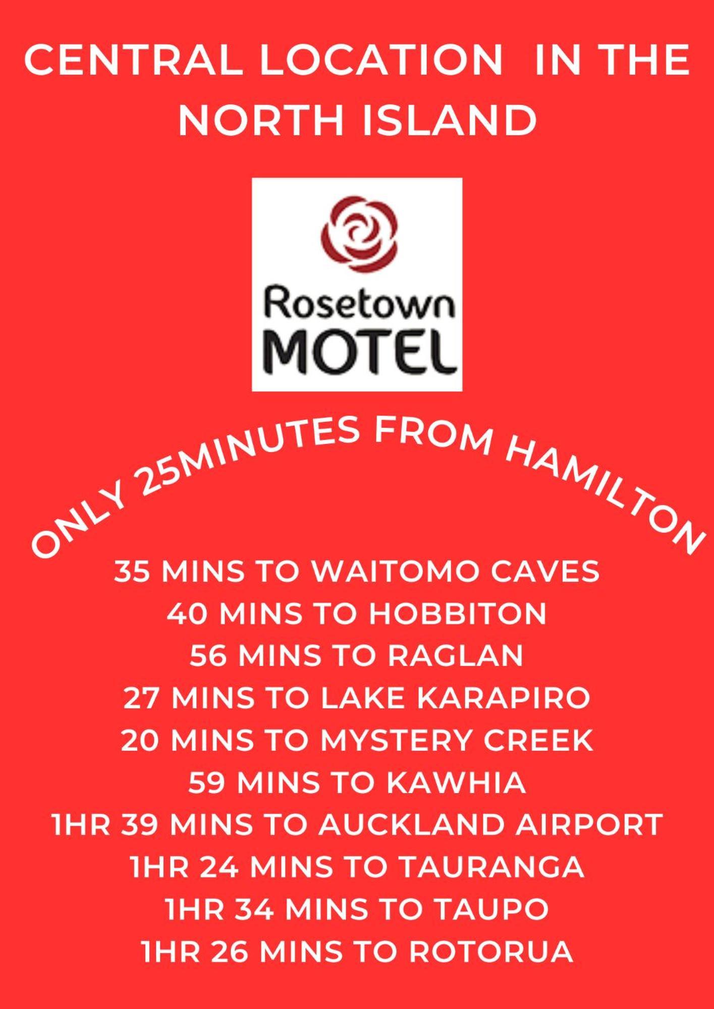 Rosetown Motel Te Awamutu Zewnętrze zdjęcie